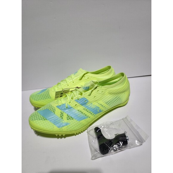 Adidas Adizero Ambition Running Spikes Track Shoes Athletic Yellow FY0369 sz 11 - Picture 2 of 9